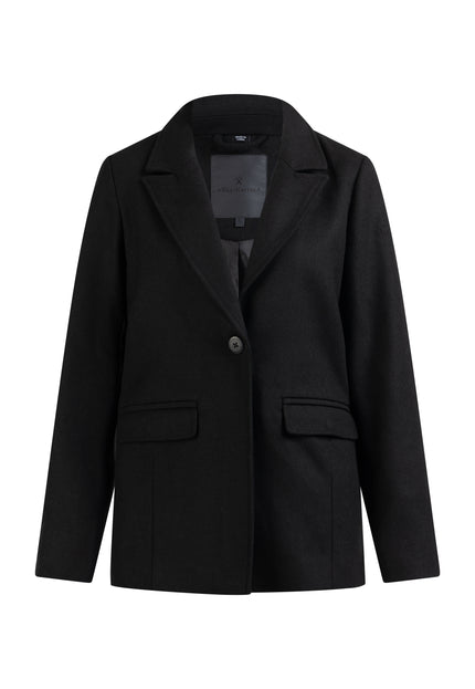 DreiMaster Klassik Women's Long Wool Blend Blazer