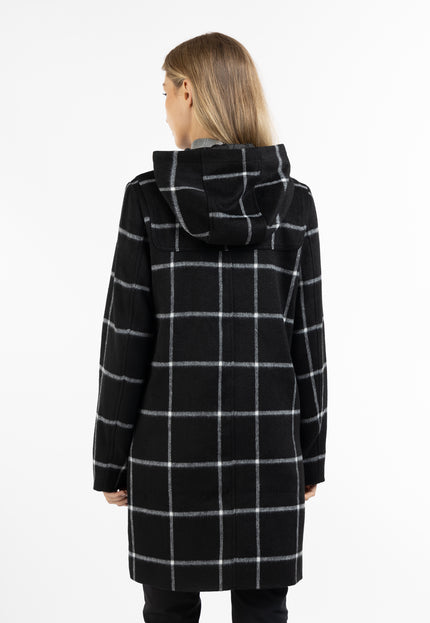 Dreimaster Klassik Damen-Dufflecoat aus Wollmischung