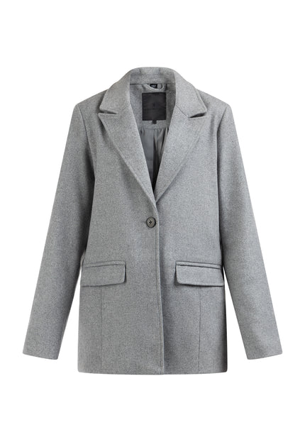 DreiMaster Klassik Women's Long Wool Blend Blazer