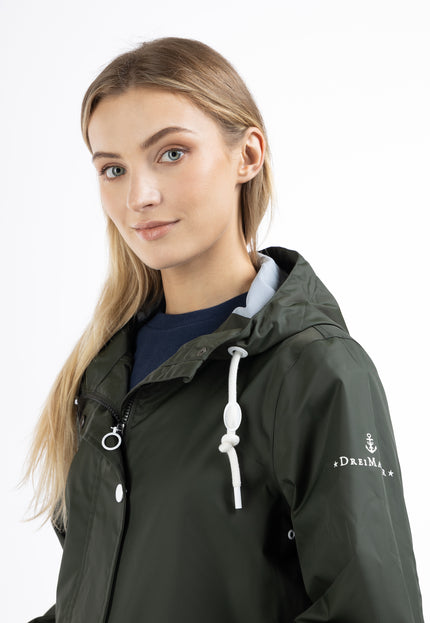 Dreimaster Maritim Damen Regenjacke mit Innendruck