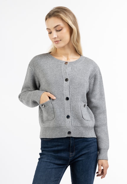 Dreimaster maritim Damen Cardigan mit Knopf