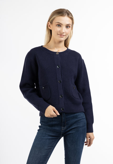 Dreimaster maritim Damen Cardigan mit Knopf