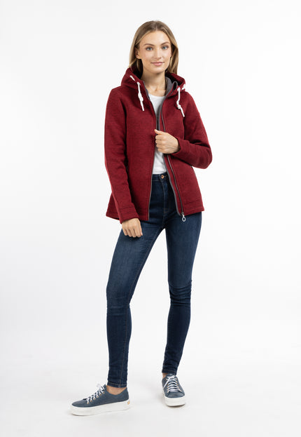 Dreimaster Maritim Damen Strickfleecejacke