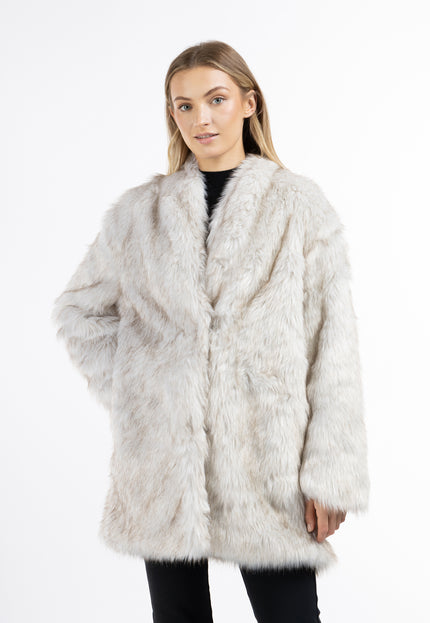 Dreimaster Klassik Women's Faux Fur Coat