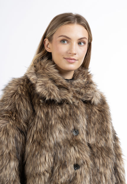 Dreimaster Klassik Women's Faux Fur Jacket