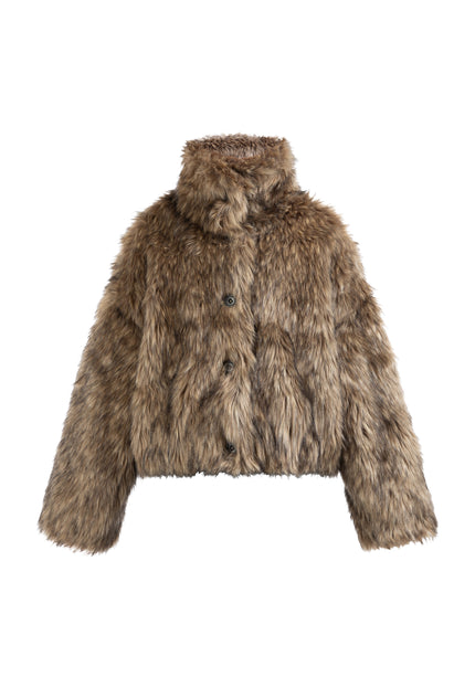 Dreimaster Klassik Women's Faux Fur Jacket