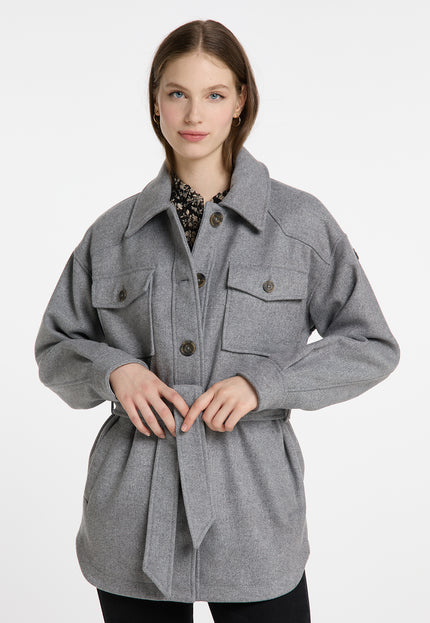 DreiMaster Vintage Women's Transitional Jacket Made From A Wool Blend