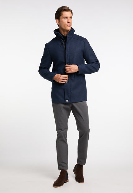 DreiMaster Klassik Men's Transitional Jacket Made From A Wool Blend