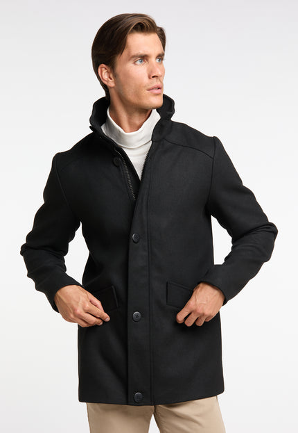 DreiMaster Klassik Men's Transitional Jacket Made From A Wool Blend