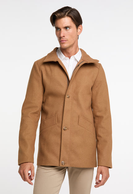 DreiMaster Klassik Men's Transitional Jacket Made From A Wool Blend