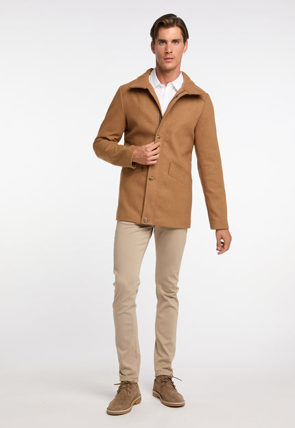 DreiMaster Klassik Men's Transitional Jacket Made From A Wool Blend