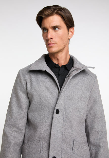 DreiMaster Klassik Men's Transitional Jacket Made From A Wool Blend