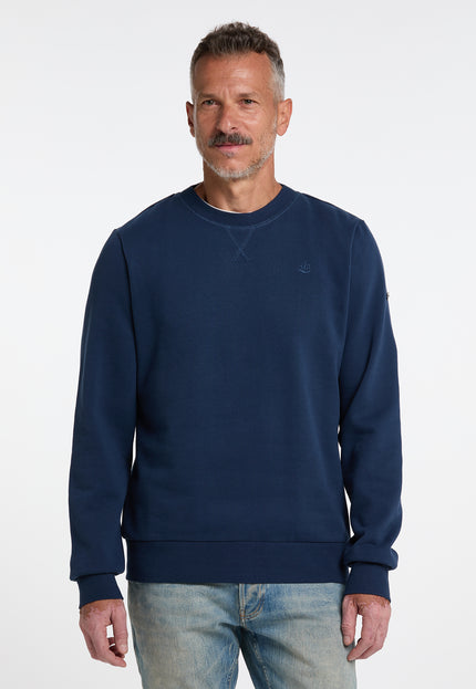 DreiMaster Vintage Men's Oversized Sweatshirt With Crew Neck