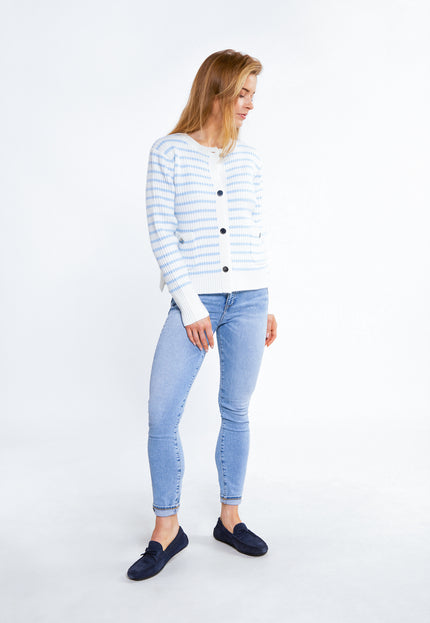 Dreimaster maritim Damen Cardigan mit Knopf