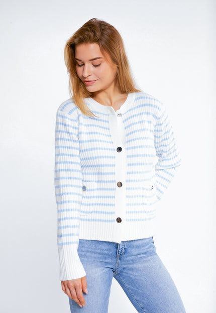 Dreimaster maritim Damen Cardigan mit Knopf