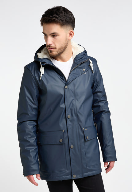 ICEBOUND Herren Regenjacke mit Teddyfutter