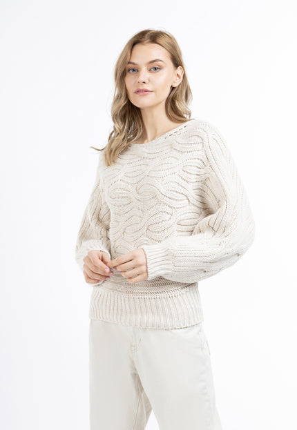 Dreimaster Vintage Damen Strickpullover