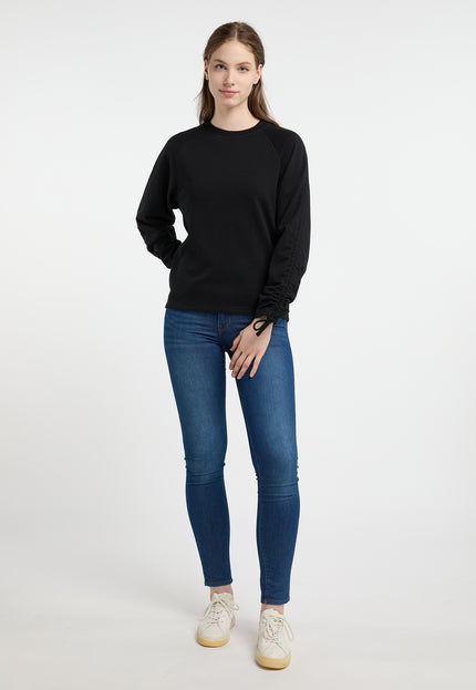 Dreimaster Maritim Damen-Sweatshirt mit Rundhalsausschnitt