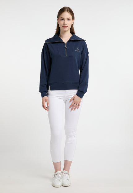 Dreimaster Maritim Damen-Oversize-Sweatshirt