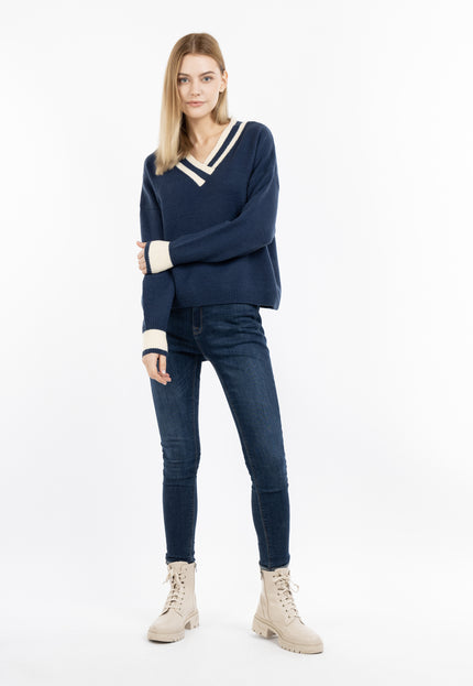 Dreimaster maritim Damen Strickpullover