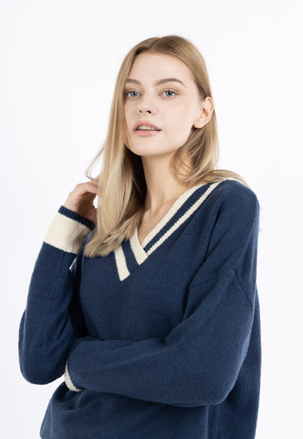 Dreimaster maritim Damen Strickpullover