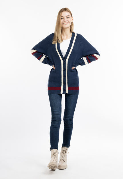 DreiMaster Maritim Women's Cardigan With Button