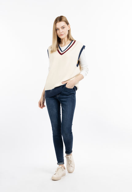 Dreimaster maritim Women's Knitted Sweater Vest