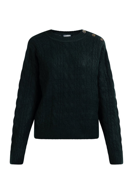 Dreimaster vintage damski sweter dzianinowy