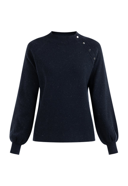 Dreimaster klassik Women's Turtleneck Knitted Sweater