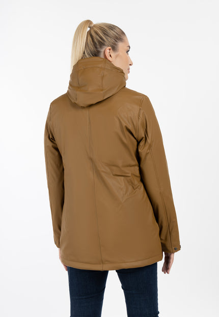 Dreimaster Maritim Damen Regenjacke mit Teddyfutter