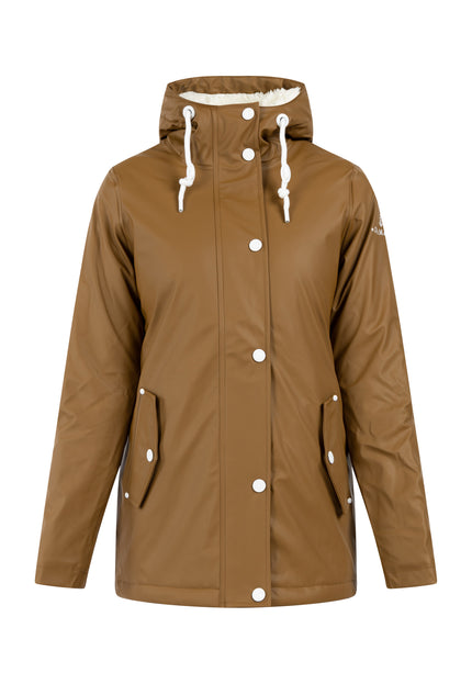 Dreimaster Maritim Damen Regenjacke mit Teddyfutter