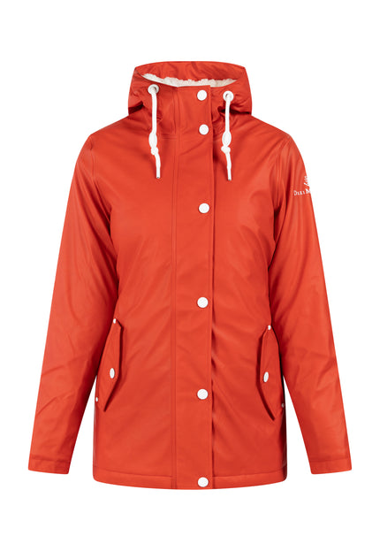 Dreimaster Maritim Damen Regenjacke mit Teddyfutter