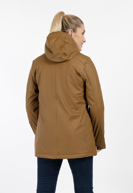 ICEBOUND Damen Regenjacke mit Teddyfutter