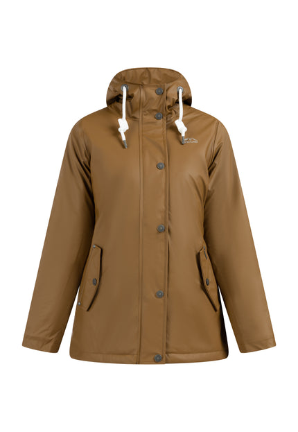 ICEBOUND Damen Regenjacke mit Teddyfutter