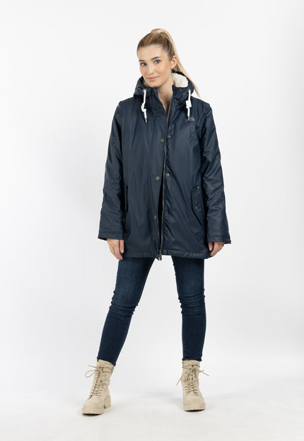 ICEBOUND Damen Regenjacke mit Teddyfutter