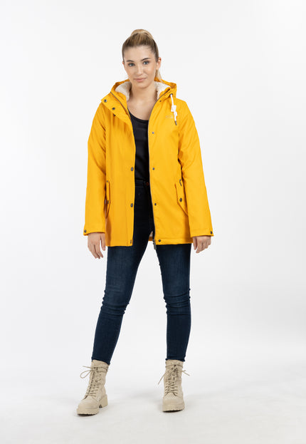 ICEBOUND Damen Regenjacke mit Teddyfutter