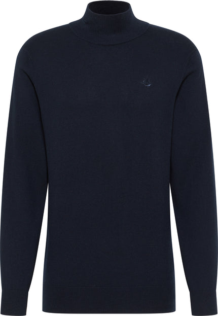 Dreimaster klassik Men's Basic Fine Knit Sweater