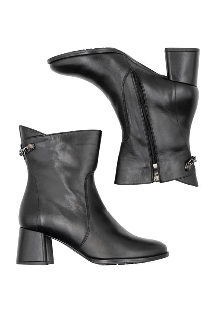 DreiMaster Klassik Women's Leather Ankle Boots