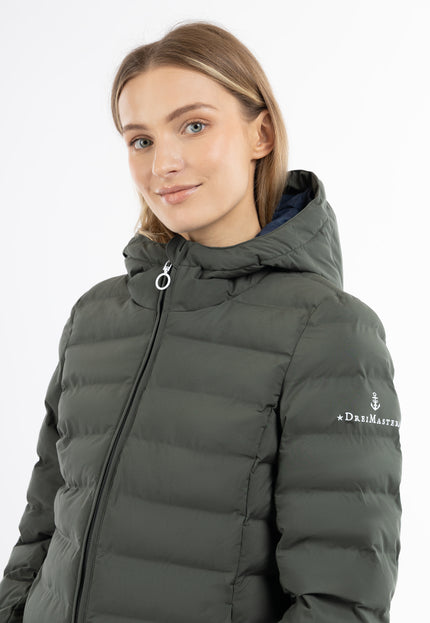 Dreimaster Maritim Damen wattierte Winterjacke