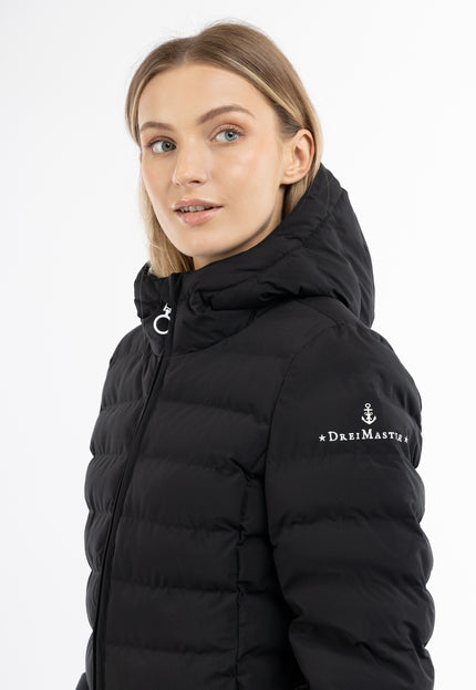 Dreimaster Maritim Damen wattierte Winterjacke