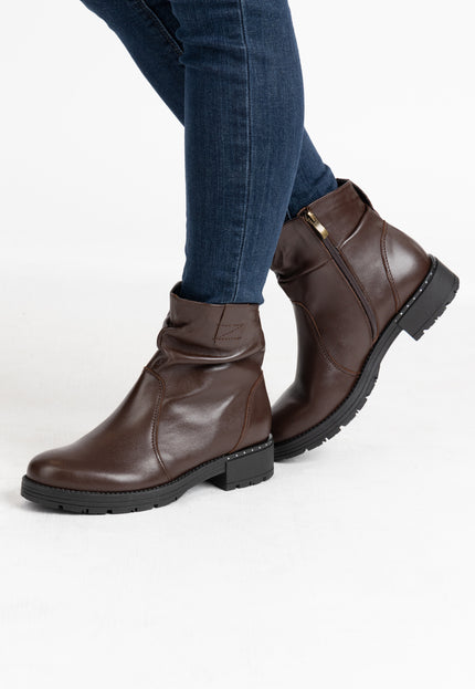 Dreimaster Vintage Women's Leather Boots