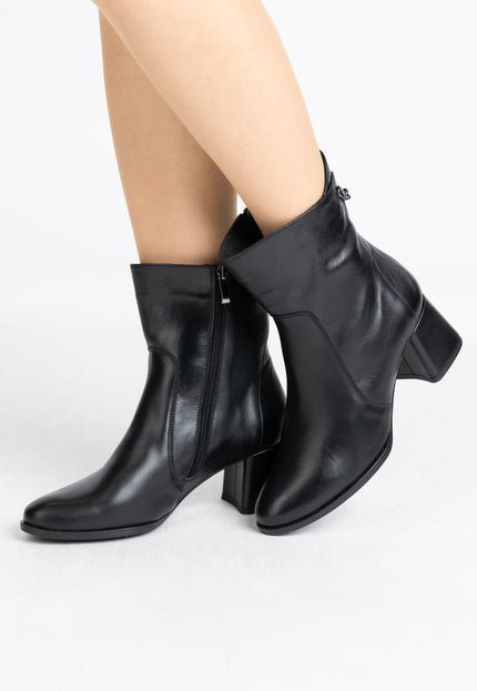 DreiMaster Klassik Women's Leather Ankle Boots