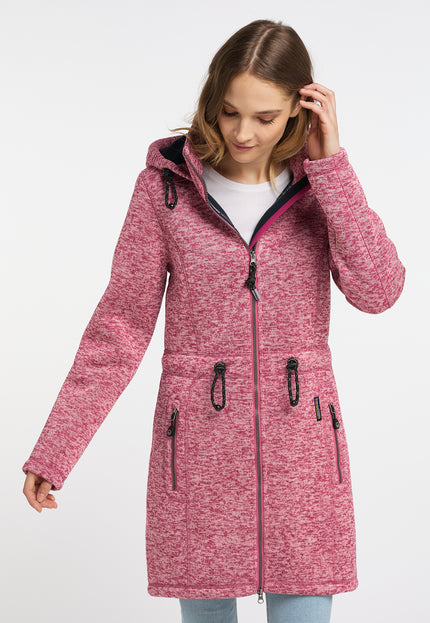 Schmuddelwedda Damen Strickfleece Mantel