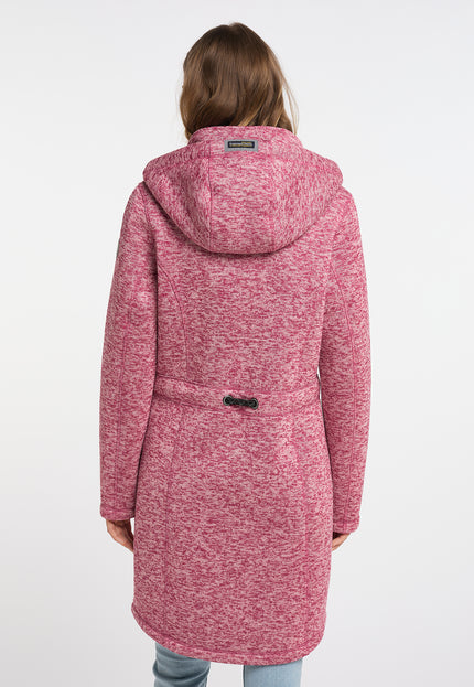 Schmuddelwedda Damen Strickfleece Mantel