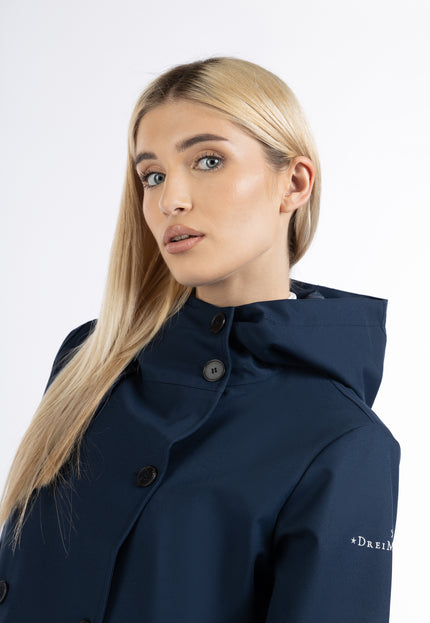 Dreimaster Klassik Damen Regenjacke – recyceltes Material