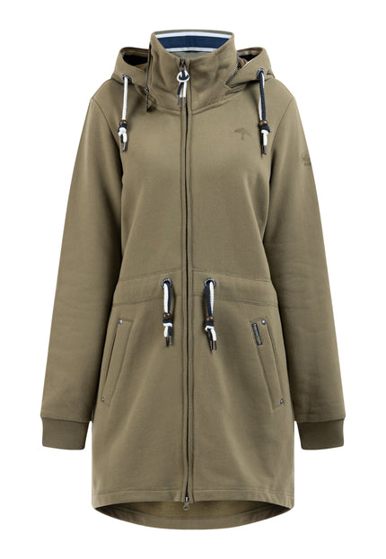 Schmuddelwedda Damen Lang Sweatjacke