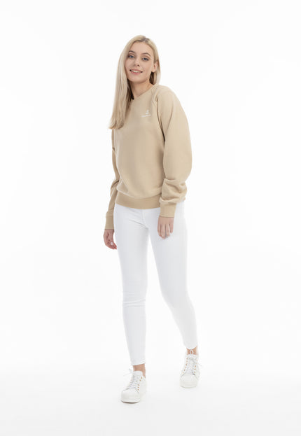 Dreimaster Maritim Damen-Sweatshirt mit Rundhalsausschnitt