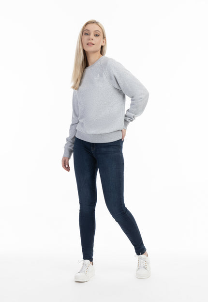 Dreimaster Maritim Damen-Sweatshirt mit Rundhalsausschnitt