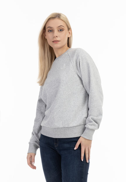 Dreimaster Maritim Damen-Sweatshirt mit Rundhalsausschnitt