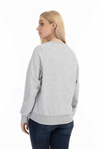 Dreimaster Maritim Damen-Sweatshirt mit Rundhalsausschnitt